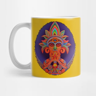 New World Gods (21) - Mesoamerican Inspired Psychedelic Art Mug